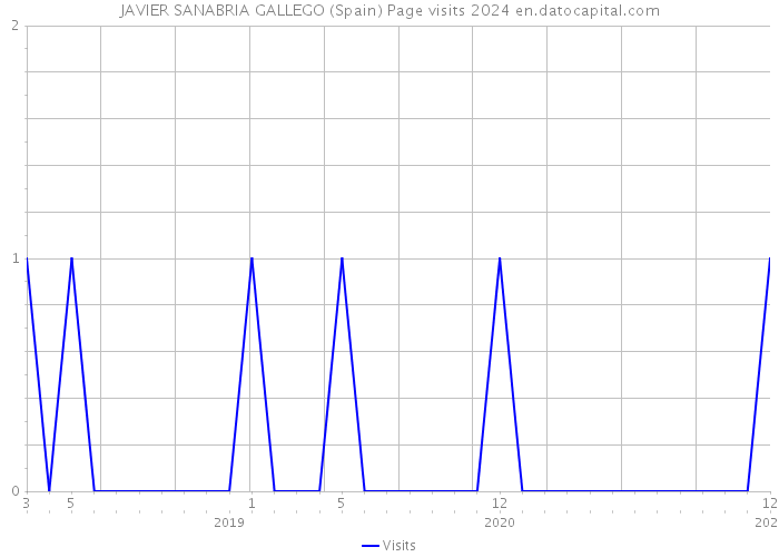 JAVIER SANABRIA GALLEGO (Spain) Page visits 2024 