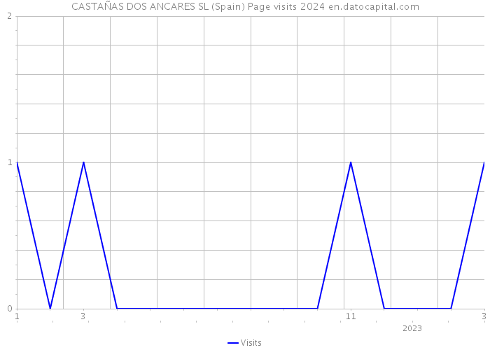 CASTAÑAS DOS ANCARES SL (Spain) Page visits 2024 