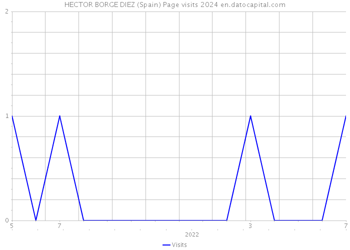 HECTOR BORGE DIEZ (Spain) Page visits 2024 