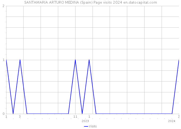 SANTAMARIA ARTURO MEDINA (Spain) Page visits 2024 