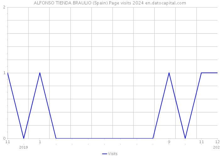 ALFONSO TIENDA BRAULIO (Spain) Page visits 2024 