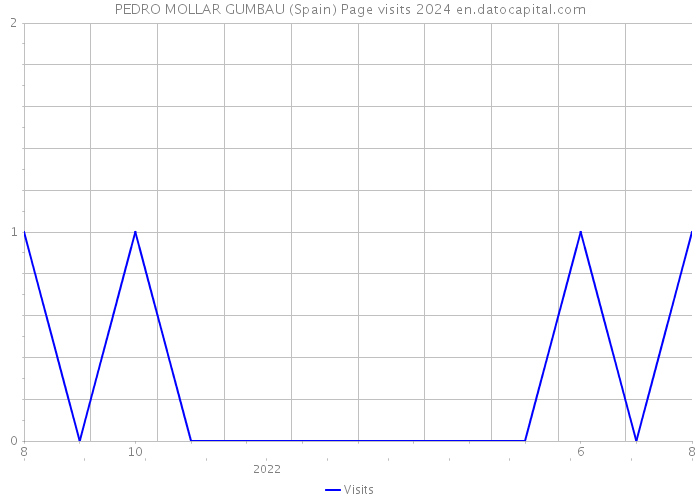 PEDRO MOLLAR GUMBAU (Spain) Page visits 2024 