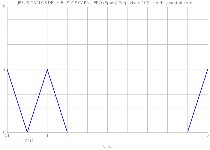JESUS CARLOS DE LA FUENTE CABALLERO (Spain) Page visits 2024 