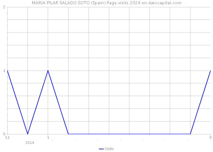 MARIA PILAR SALADO SOTO (Spain) Page visits 2024 