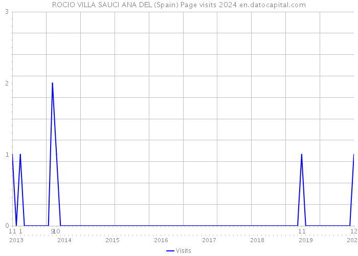 ROCIO VILLA SAUCI ANA DEL (Spain) Page visits 2024 