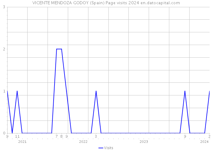 VICENTE MENDOZA GODOY (Spain) Page visits 2024 