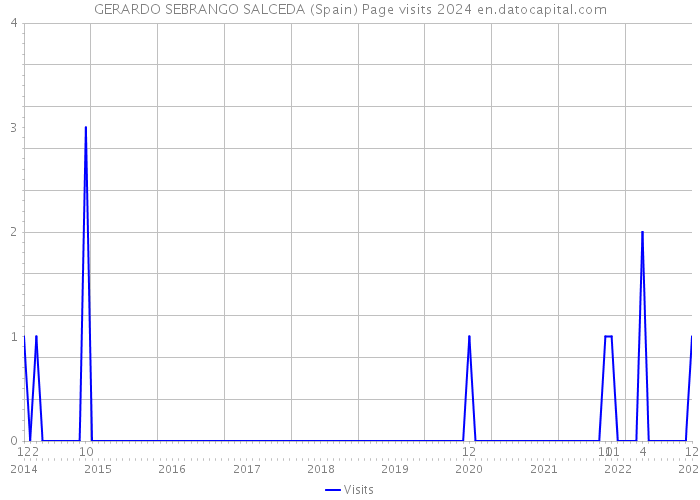 GERARDO SEBRANGO SALCEDA (Spain) Page visits 2024 