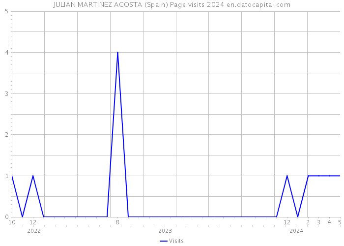 JULIAN MARTINEZ ACOSTA (Spain) Page visits 2024 
