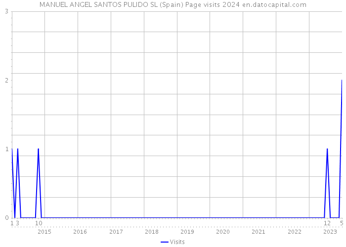 MANUEL ANGEL SANTOS PULIDO SL (Spain) Page visits 2024 