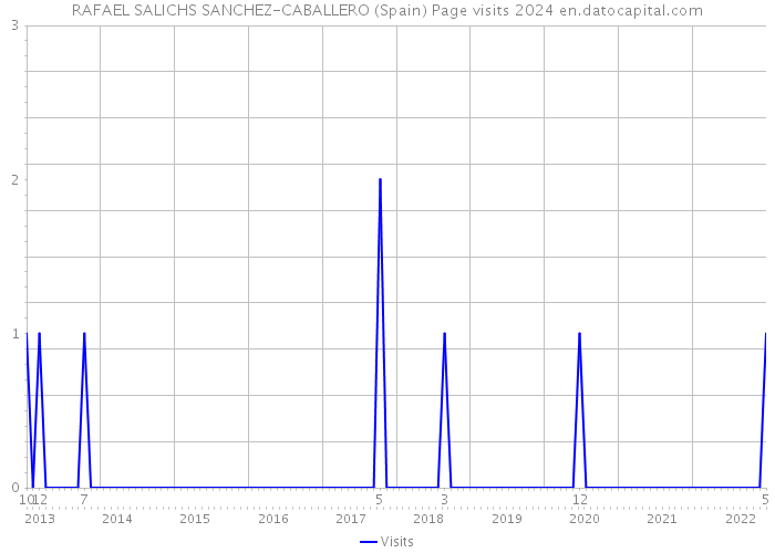 RAFAEL SALICHS SANCHEZ-CABALLERO (Spain) Page visits 2024 