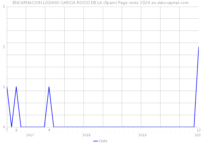 ENCARNACION LOZANO GARCIA ROCIO DE LA (Spain) Page visits 2024 