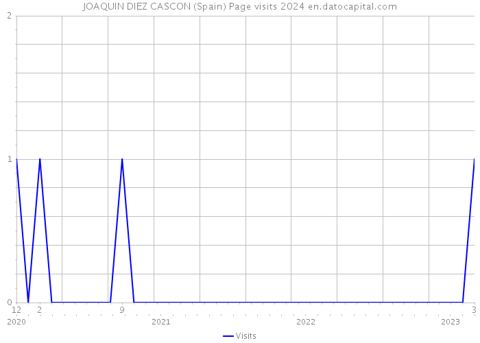 JOAQUIN DIEZ CASCON (Spain) Page visits 2024 