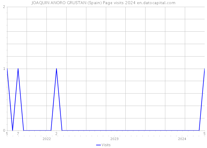 JOAQUIN ANORO GRUSTAN (Spain) Page visits 2024 