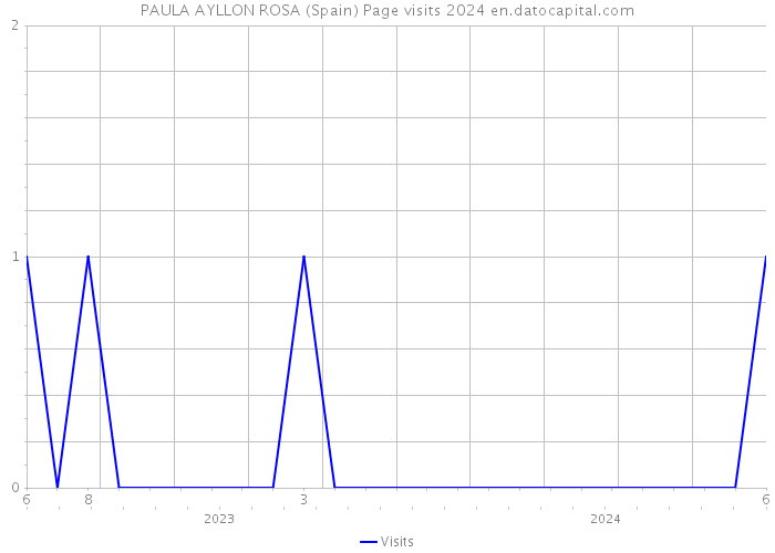 PAULA AYLLON ROSA (Spain) Page visits 2024 