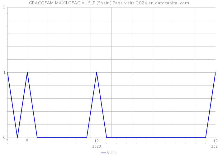 GRACOFAM MAXILOFACIAL SLP (Spain) Page visits 2024 
