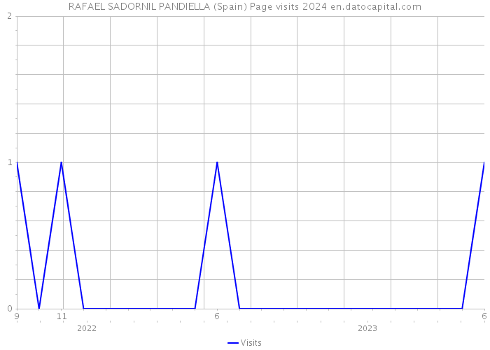 RAFAEL SADORNIL PANDIELLA (Spain) Page visits 2024 