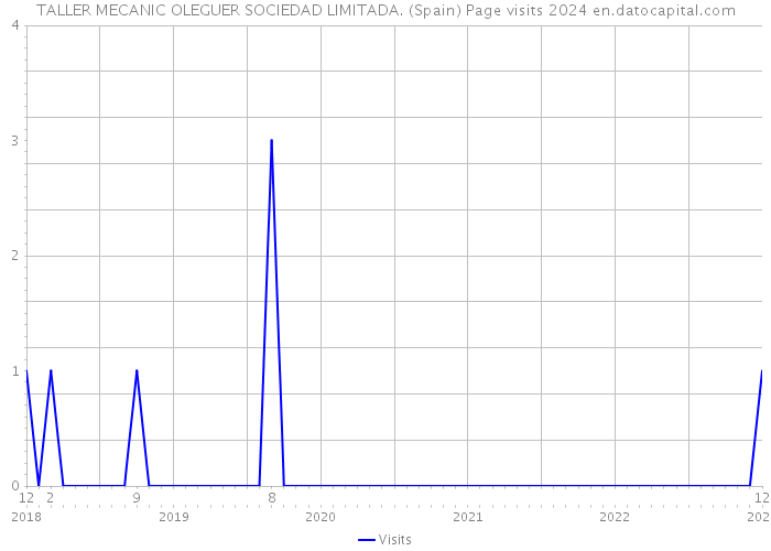 TALLER MECANIC OLEGUER SOCIEDAD LIMITADA. (Spain) Page visits 2024 