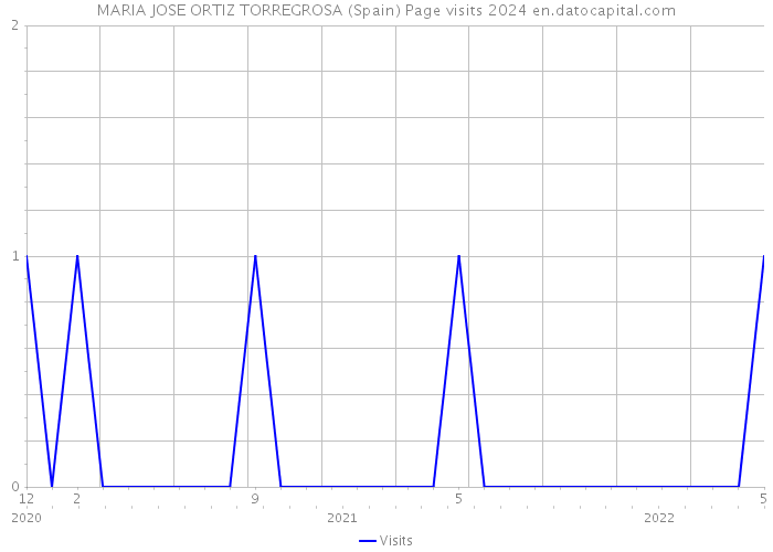 MARIA JOSE ORTIZ TORREGROSA (Spain) Page visits 2024 