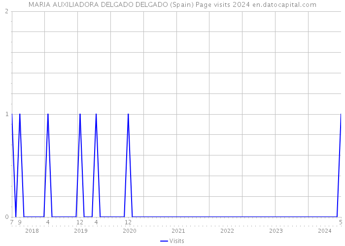 MARIA AUXILIADORA DELGADO DELGADO (Spain) Page visits 2024 