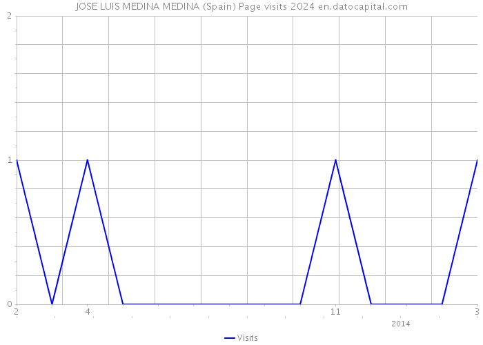 JOSE LUIS MEDINA MEDINA (Spain) Page visits 2024 