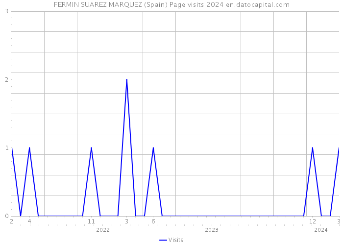 FERMIN SUAREZ MARQUEZ (Spain) Page visits 2024 
