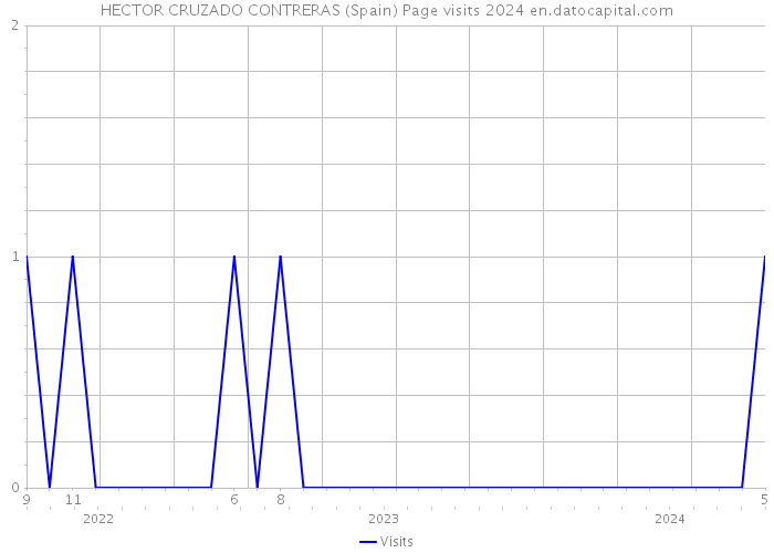 HECTOR CRUZADO CONTRERAS (Spain) Page visits 2024 