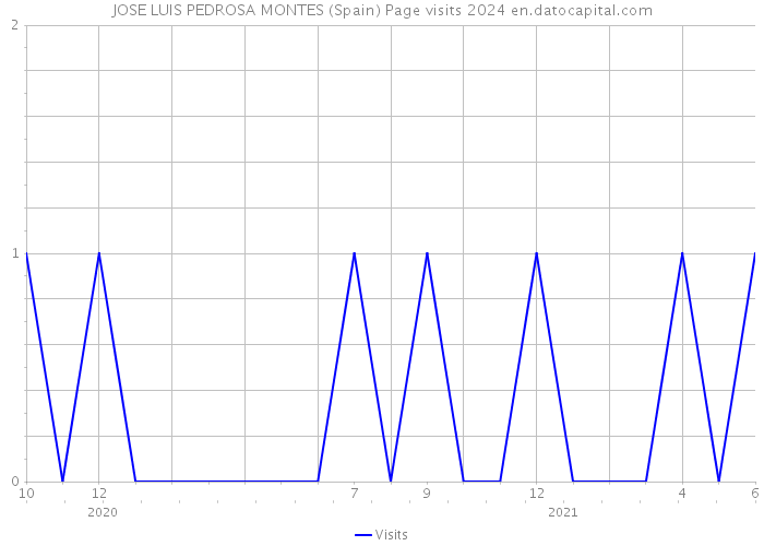 JOSE LUIS PEDROSA MONTES (Spain) Page visits 2024 