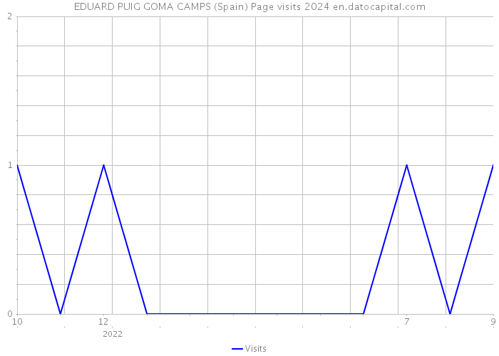 EDUARD PUIG GOMA CAMPS (Spain) Page visits 2024 