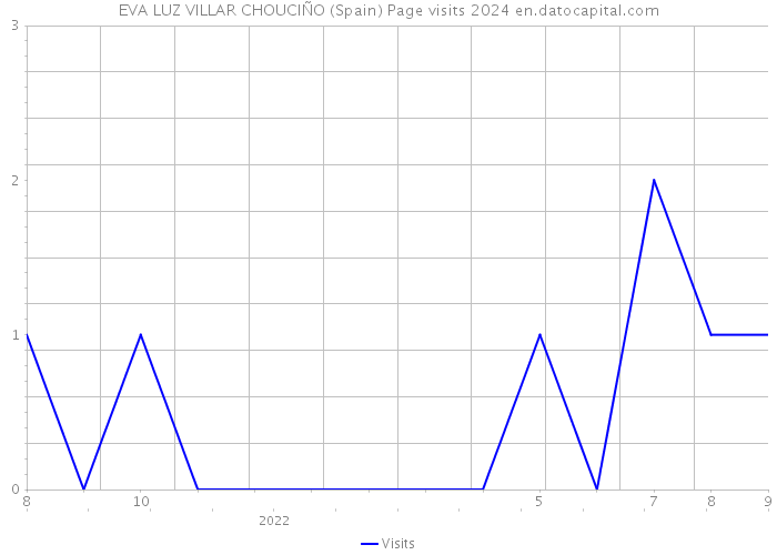 EVA LUZ VILLAR CHOUCIÑO (Spain) Page visits 2024 