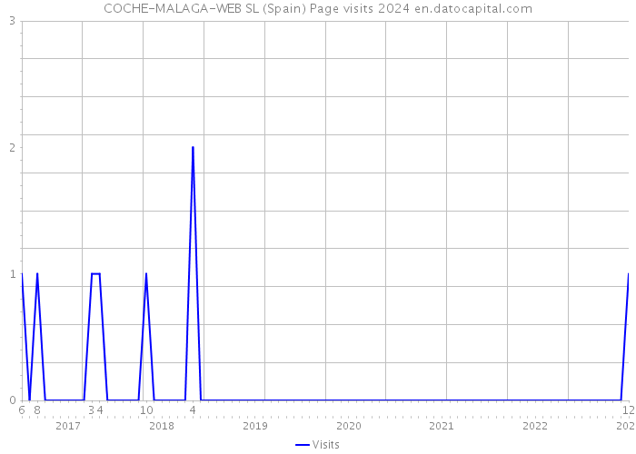 COCHE-MALAGA-WEB SL (Spain) Page visits 2024 