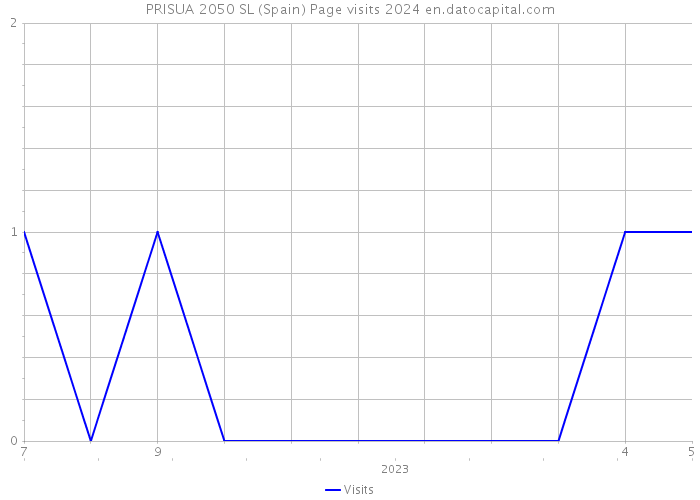 PRISUA 2050 SL (Spain) Page visits 2024 