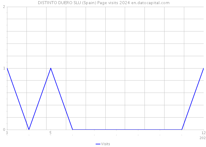  DISTINTO DUERO SLU (Spain) Page visits 2024 