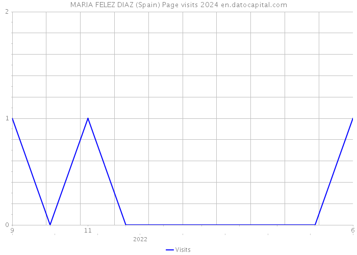 MARIA FELEZ DIAZ (Spain) Page visits 2024 