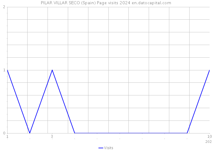 PILAR VILLAR SECO (Spain) Page visits 2024 