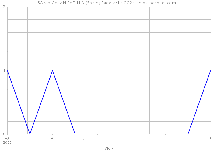 SONIA GALAN PADILLA (Spain) Page visits 2024 
