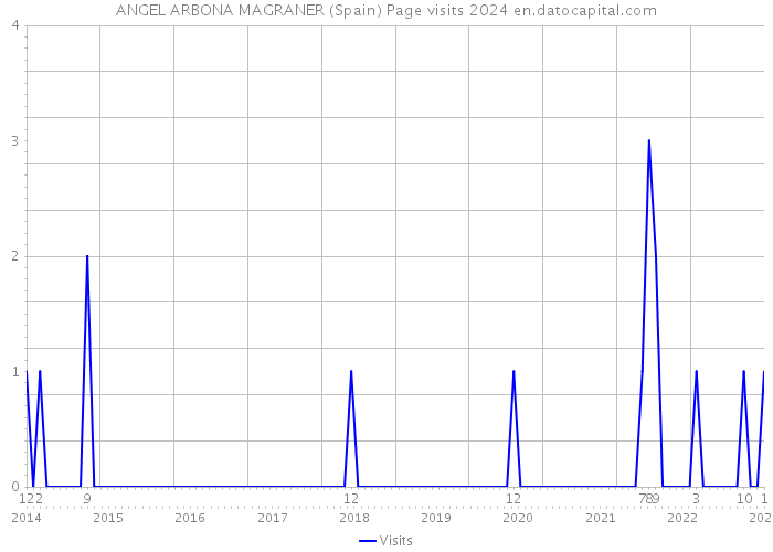 ANGEL ARBONA MAGRANER (Spain) Page visits 2024 