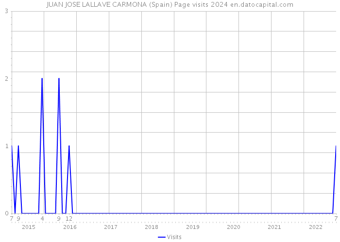 JUAN JOSE LALLAVE CARMONA (Spain) Page visits 2024 