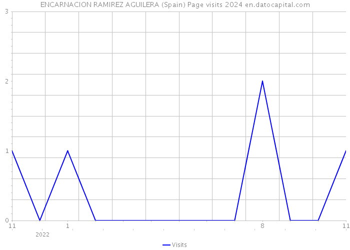 ENCARNACION RAMIREZ AGUILERA (Spain) Page visits 2024 