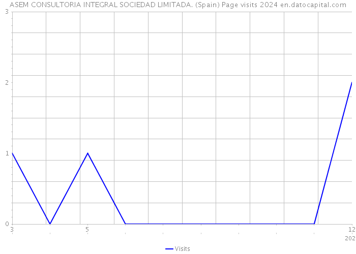 ASEM CONSULTORIA INTEGRAL SOCIEDAD LIMITADA. (Spain) Page visits 2024 