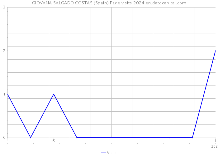 GIOVANA SALGADO COSTAS (Spain) Page visits 2024 
