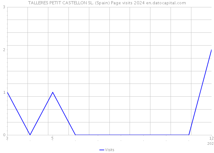 TALLERES PETIT CASTELLON SL. (Spain) Page visits 2024 