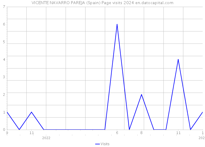 VICENTE NAVARRO PAREJA (Spain) Page visits 2024 