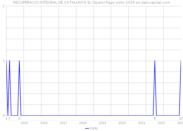 RECUPERACIO INTEGRAL DE CATALUNYA SL (Spain) Page visits 2024 