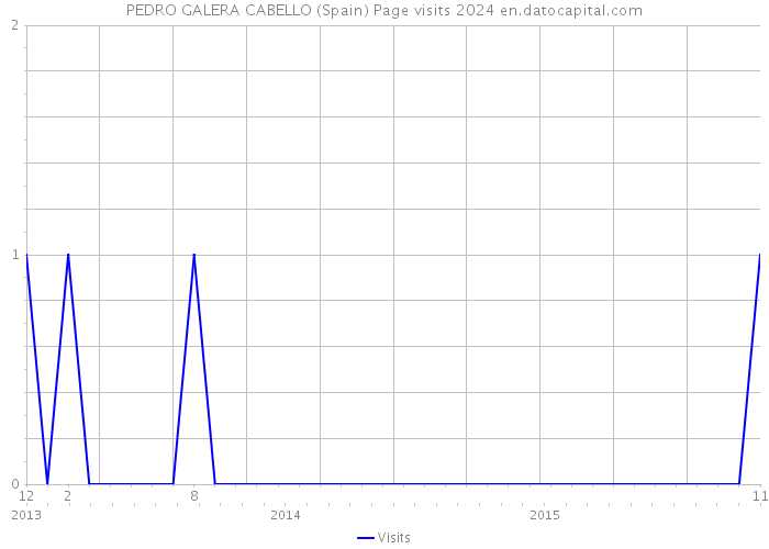 PEDRO GALERA CABELLO (Spain) Page visits 2024 