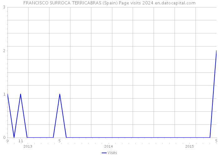 FRANCISCO SURROCA TERRICABRAS (Spain) Page visits 2024 