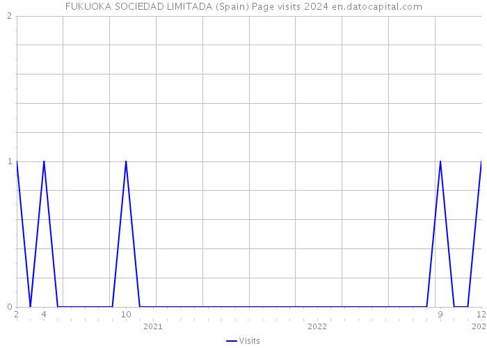 FUKUOKA SOCIEDAD LIMITADA (Spain) Page visits 2024 