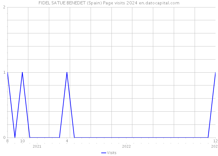 FIDEL SATUE BENEDET (Spain) Page visits 2024 