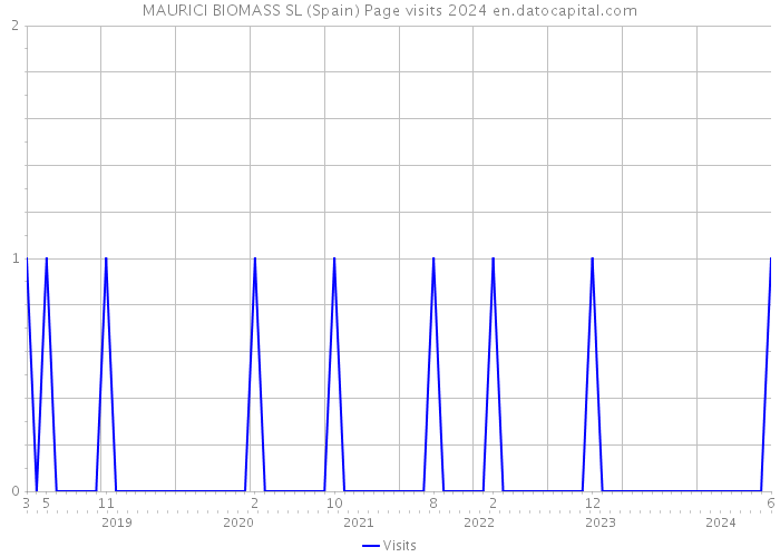 MAURICI BIOMASS SL (Spain) Page visits 2024 