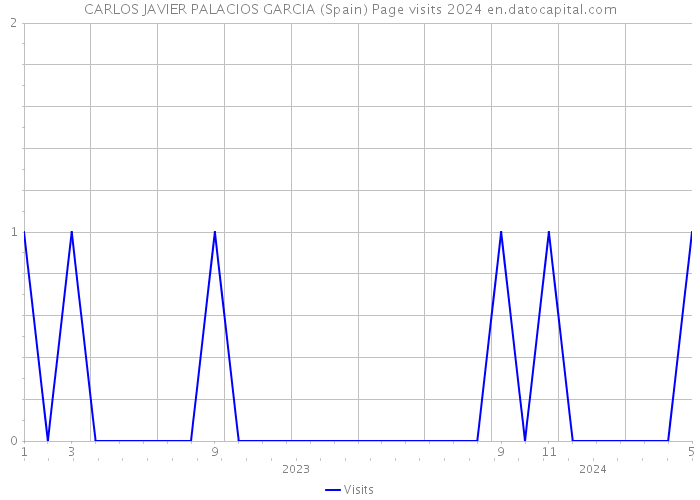 CARLOS JAVIER PALACIOS GARCIA (Spain) Page visits 2024 