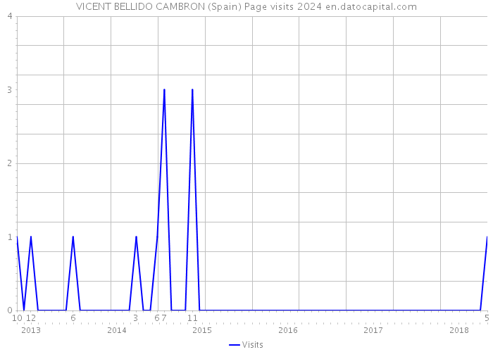 VICENT BELLIDO CAMBRON (Spain) Page visits 2024 